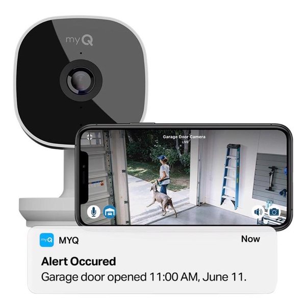 Chamberlain Plug-in Indoor White Security Camera MYQ-SGC1WCH